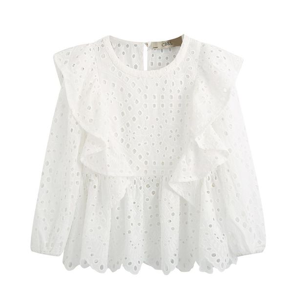 hsa sweet elegant o-neck all-match women blouses summer lantern sleeve ruffles ladies hollow out casual loose shirts 210417, White
hsa sweet elegant o-neck all-match women blouses summer lantern sleeve ruffles ladies hollow out casual loose shirts 210417, White