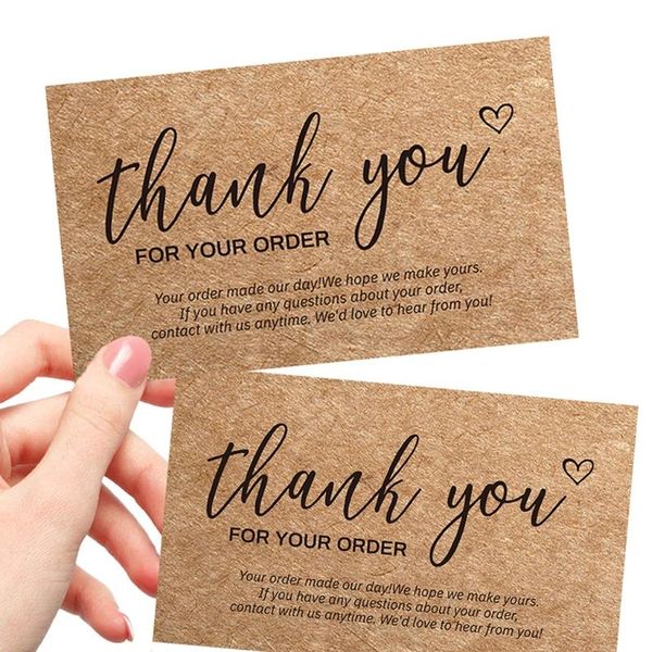 greeting cards 30pcs natural kraft paper thank you for your order thanks appreciation card small business jy18 21
greeting cards 30pcs natural kraft paper thank you for your order thanks appreciation card small business jy18 21