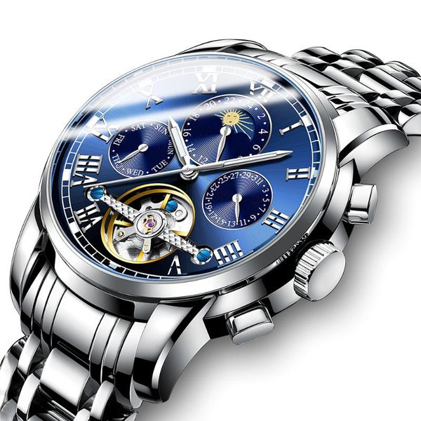 mechanical men watch wristwatch fashion relogio business hombre luxury steel clock automatic calendar masculino wristwatches, Slivery;brown
mechanical men watch wristwatch fashion relogio business hombre luxury steel clock automatic calendar masculino wristwatches, Slivery;brown