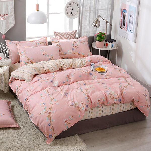 bedding sets pink floral printed soft home bedroom textile 3-4pcs cute leaf pattern duvet cover bed sheet linen
bedding sets pink floral printed soft home bedroom textile 3-4pcs cute leaf pattern duvet cover bed sheet linen