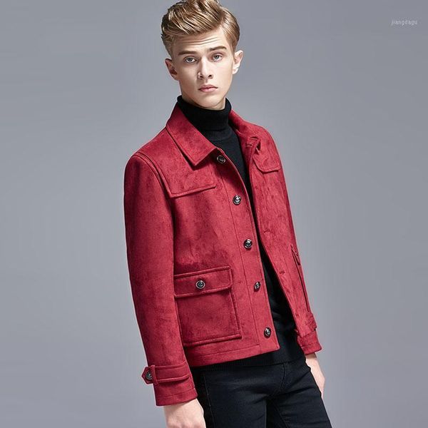 autumn winter deerskin velvet jacket men simple style single-breasted business casual loose short coat fashion windbreaker men's jacket, Black;brown
autumn winter deerskin velvet jacket men simple style single-breasted business casual loose short coat fashion windbreaker men's jacket, Black;brown
