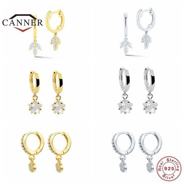 hoop & huggie canner real 925 sterling silver earrings for women small cute zircon piercing earring earings jewelry pendientes, Golden;silver
hoop & huggie canner real 925 sterling silver earrings for women small cute zircon piercing earring earings jewelry pendientes, Golden;silver