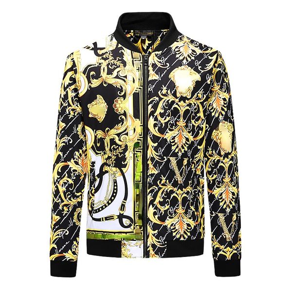 spring and autumn men's jacket fashion print design zipper coat outdoor sports jacket, Black;brown
spring and autumn men's jacket fashion print design zipper coat outdoor sports jacket, Black;brown