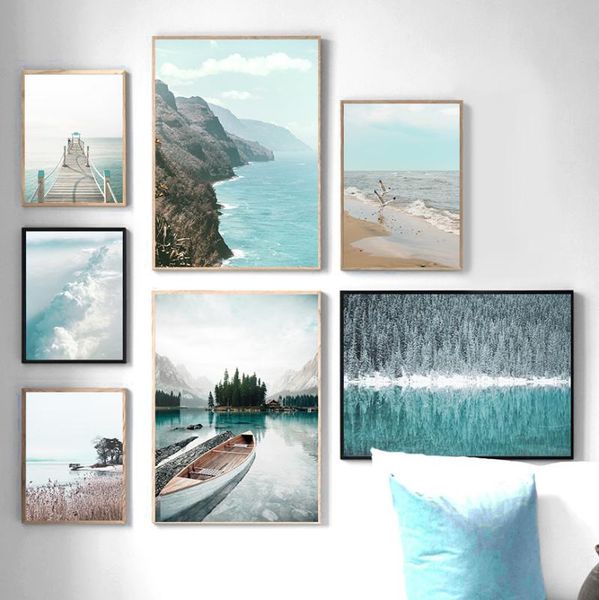 seaside seagull mountain forest wall art canvas painting nordic posters and prints landscape pictures for living room decor paintings 
seaside seagull mountain forest wall art canvas painting nordic posters and prints landscape pictures for living room decor paintings