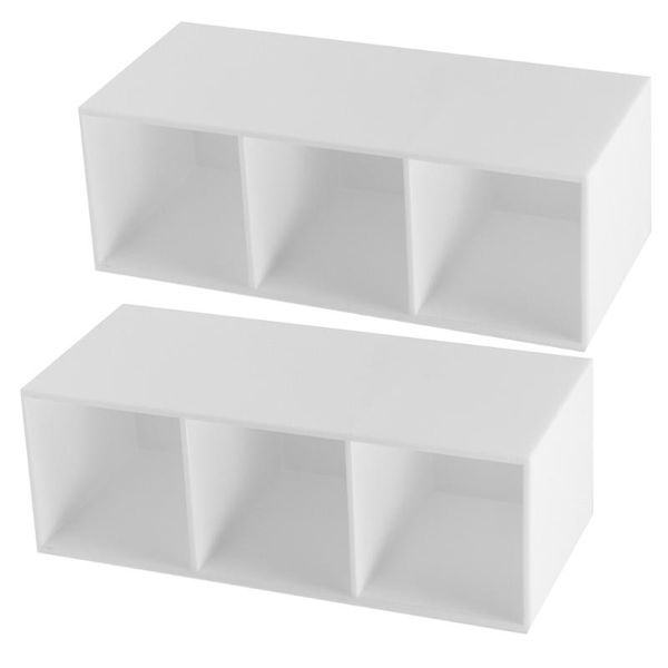storage boxes & bins 2pcs acrylic makeup brush holder 3-slot cosmetic box deskorganizer pen container (white)
storage boxes & bins 2pcs acrylic makeup brush holder 3-slot cosmetic box deskorganizer pen container (white)