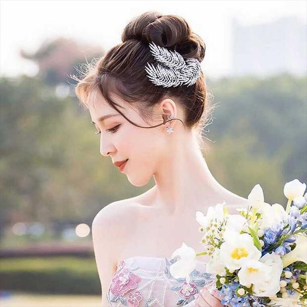 hair clips & barrettes handmade bridal comb clip headpiece wedding accessories crystal leaf birdal tiara head jewelry, Golden;silver
hair clips & barrettes handmade bridal comb clip headpiece wedding accessories crystal leaf birdal tiara head jewelry, Golden;silver