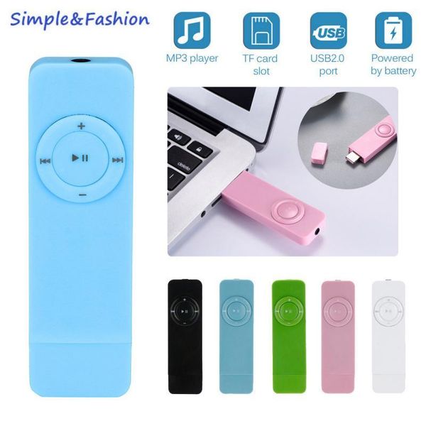 

portable usb in-line sport mp3 player lossless sound music media support micro tf card sd / reader & mp4 players