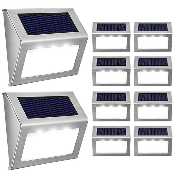 solar lamps 4/8/10pcs power sensor wall lamp 3led light garden step stairs deck fence waterproof outdoor emergency lighting
solar lamps 4/8/10pcs power sensor wall lamp 3led light garden step stairs deck fence waterproof outdoor emergency lighting