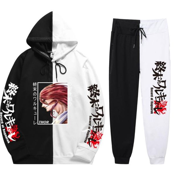 men's tracksuits japanese anime record of ragnarok summer style slim sets patchwork hoodies+pants hooded suit sweatshirts, Gray
men's tracksuits japanese anime record of ragnarok summer style slim sets patchwork hoodies+pants hooded suit sweatshirts, Gray