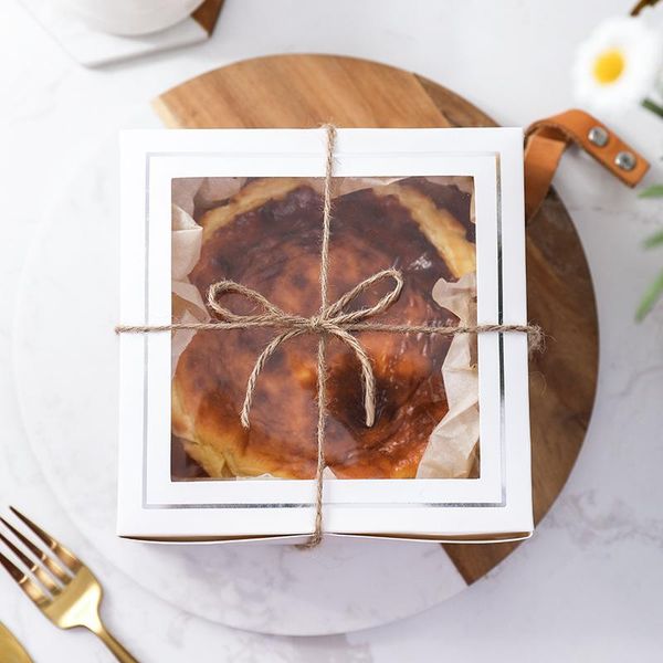 10pcs 4inch white paper box transparent plastic widnow cake packaging boxes baking decoration mousse dessert square gift wrap
10pcs 4inch white paper box transparent plastic widnow cake packaging boxes baking decoration mousse dessert square gift wrap