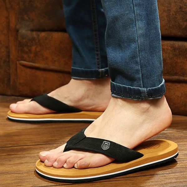 slippers men non-slip flip-flops cool breathable thick-soled sandals toe summer korean big size tide, Black
slippers men non-slip flip-flops cool breathable thick-soled sandals toe summer korean big size tide, Black