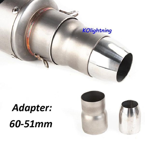 motorcycle exhaust system 51mm to 61mm modified connector link connecting pipe stainless steel adapter slip on pipes
motorcycle exhaust system 51mm to 61mm modified connector link connecting pipe stainless steel adapter slip on pipes
