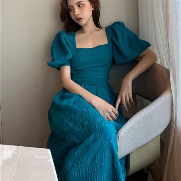 puff sleeve backless vintage womens dress boho summer party square neck long clothes elegant beach clothing, Black;gray
puff sleeve backless vintage womens dress boho summer party square neck long clothes elegant beach clothing, Black;gray
