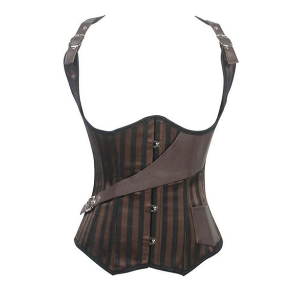 bustiers & corsets western shoulder strap pirates corset bronze satin leather bustier brown steampunk overbust, Black;white
bustiers & corsets western shoulder strap pirates corset bronze satin leather bustier brown steampunk overbust, Black;white