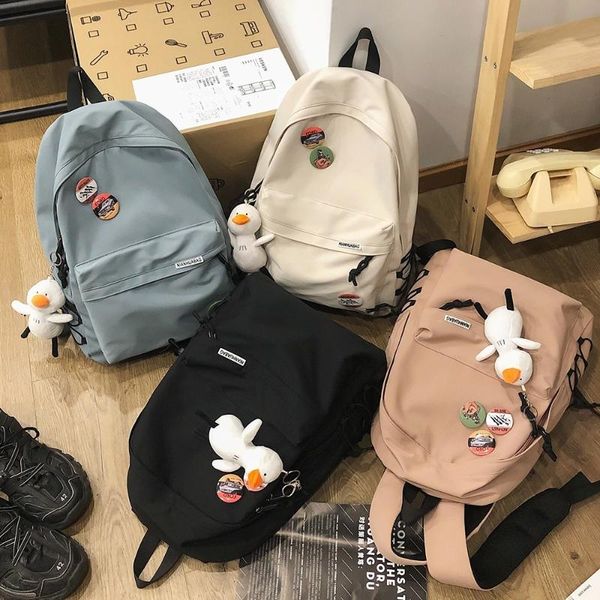 school bags women's backpack high capacity nylon waterproof cute student travel knapsack kawaii mochila 2021
school bags women's backpack high capacity nylon waterproof cute student travel knapsack kawaii mochila 2021