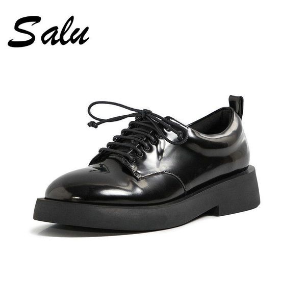 dress shoes salu thick sole women's spring party casual woman genuine leather cross tied black white square heels pumps
dress shoes salu thick sole women's spring party casual woman genuine leather cross tied black white square heels pumps