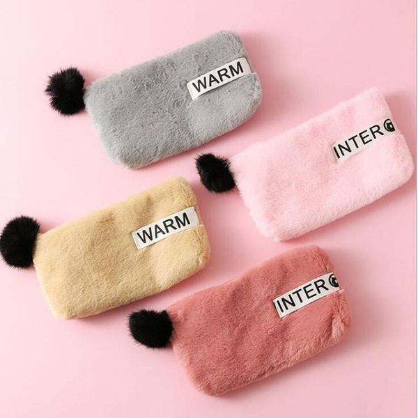 cute soft plush pencil case for girls school supplies hairball bag stationery gift box pencilcase storage bags
cute soft plush pencil case for girls school supplies hairball bag stationery gift box pencilcase storage bags