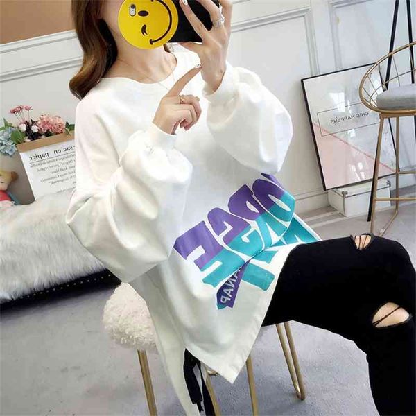 women's sweater loose large wear thin letter printing korean version of autumn and winter 2019 new women's upper garment coat, Black
women's sweater loose large wear thin letter printing korean version of autumn and winter 2019 new women's upper garment coat, Black