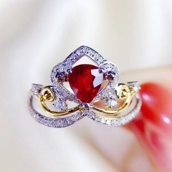 natural real ruby crown ring per jewelry 925 sterling silver 5*6mm 0.65ct gemstone fine j2112263 cluster rings, Golden;silver
natural real ruby crown ring per jewelry 925 sterling silver 5*6mm 0.65ct gemstone fine j2112263 cluster rings, Golden;silver