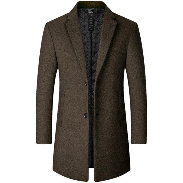 men's wool & blends mens woolen coat single breasted casual windbreaker jacket autumn winter thick men blend business male overcoat, Black
men's wool & blends mens woolen coat single breasted casual windbreaker jacket autumn winter thick men blend business male overcoat, Black
