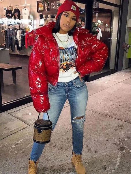 women's jackets winter thick puffer jacket woman casual outerwear female solid bubble coat, Black;brown
women's jackets winter thick puffer jacket woman casual outerwear female solid bubble coat, Black;brown