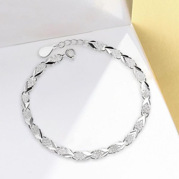 link, chain korean style fashion bracelet women and men simple design retro for couples alloy punk good gifts, Black
link, chain korean style fashion bracelet women and men simple design retro for couples alloy punk good gifts, Black