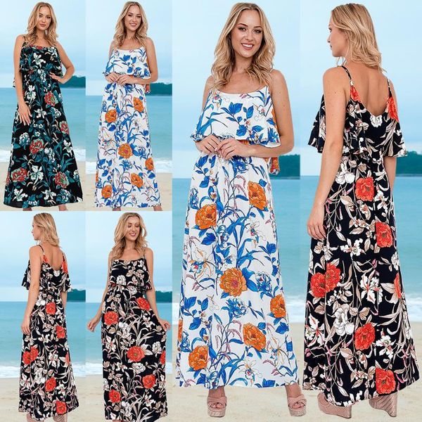 casual dresses fashion floral printing beach bohemian style elegant chic women dress lady sleeveless backless sling robe vestidos, Black;gray
casual dresses fashion floral printing beach bohemian style elegant chic women dress lady sleeveless backless sling robe vestidos, Black;gray