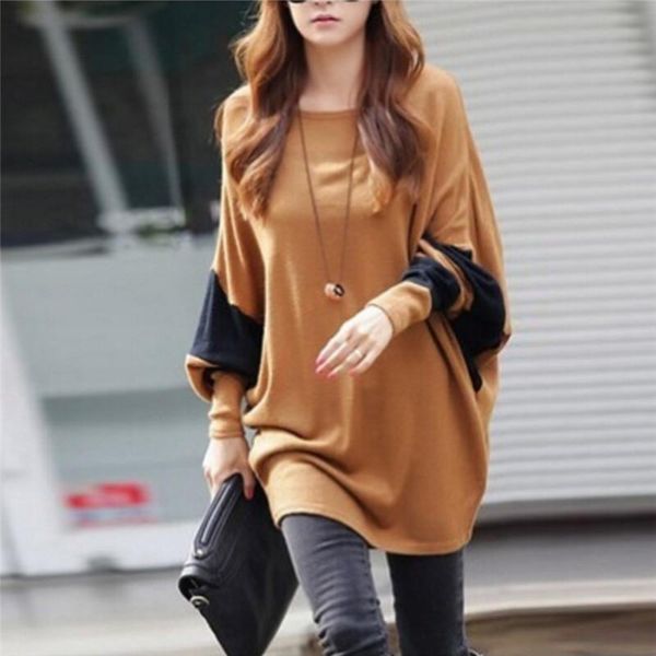 women's sweaters fashion women winter auturm pullovers coffee batwing sleeve dresses, White;black
women's sweaters fashion women winter auturm pullovers coffee batwing sleeve dresses, White;black