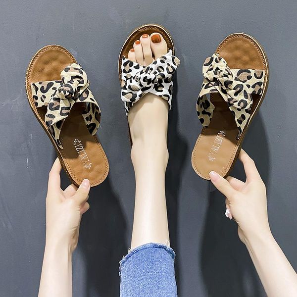 slippers summer women flock flat non slip rubber sole leopard bow-tied outdoor beach slides fashion celebrities shoes ladies, Black
slippers summer women flock flat non slip rubber sole leopard bow-tied outdoor beach slides fashion celebrities shoes ladies, Black