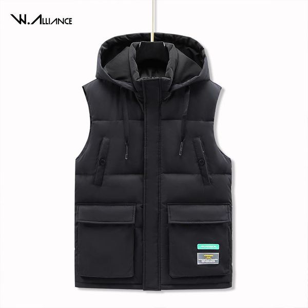 men's vests black beige waistcoat men hat detachable autumn winter casual vest for male warm down clothing with hood sleeveless coat #6, Black;white
men's vests black beige waistcoat men hat detachable autumn winter casual vest for male warm down clothing with hood sleeveless coat #6, Black;white