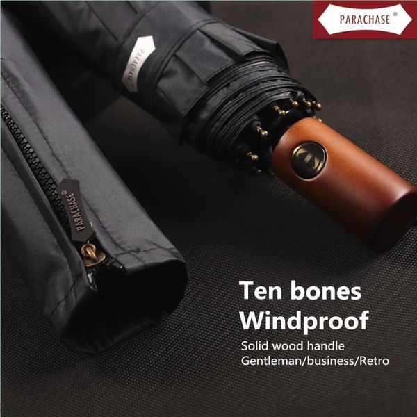 umbrellas parachase umbrella 10 ribs business fully automatic handle classic travel 3 folding windproof waterproof
umbrellas parachase umbrella 10 ribs business fully automatic handle classic travel 3 folding windproof waterproof