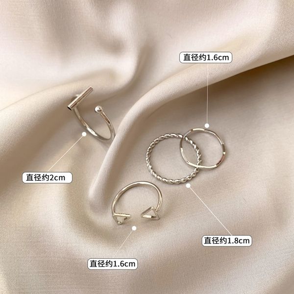 9lmx female personality ins band sfashion little finger tail tail ringkorean temperament simple cold wind net red ring, Silver
9lmx female personality ins band sfashion little finger tail tail ringkorean temperament simple cold wind net red ring, Silver