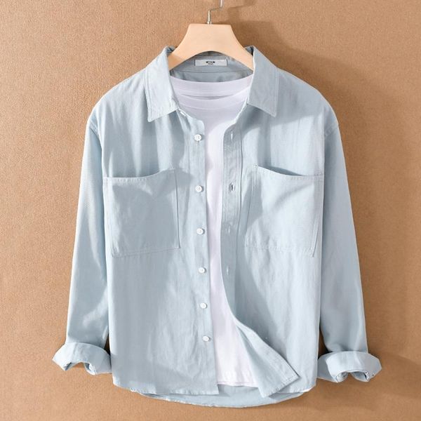 men's casual shirts 100% cotton long-sleeved solid men brand fashion comfortable shirt for camisa chemise, White;black
men's casual shirts 100% cotton long-sleeved solid men brand fashion comfortable shirt for camisa chemise, White;black