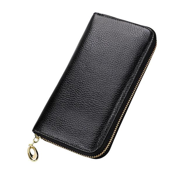 wallets solid zipper genuine leather women clutch wallet female long coin purse for phone bag big capacity ladies card holder, Red;black
wallets solid zipper genuine leather women clutch wallet female long coin purse for phone bag big capacity ladies card holder, Red;black