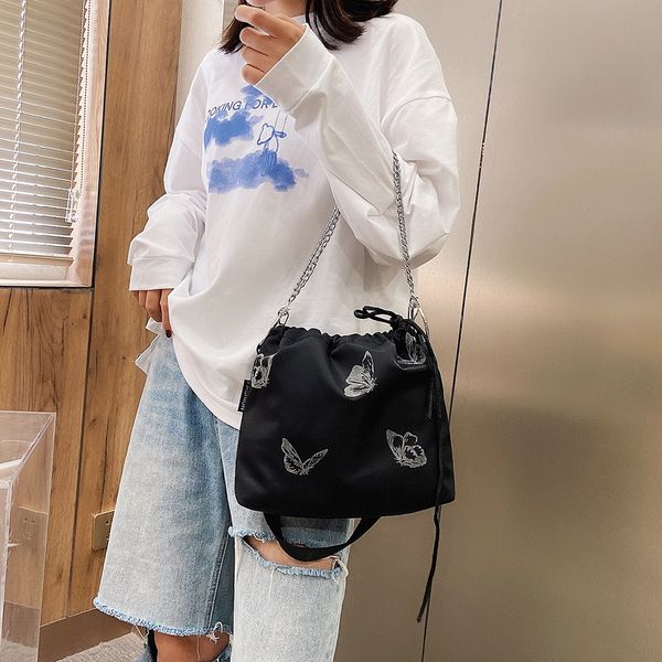 fashion luminous butterfly messenger bag women drawstring chain shoulder pouch nylon casual lady handbag dgfd
fashion luminous butterfly messenger bag women drawstring chain shoulder pouch nylon casual lady handbag dgfd