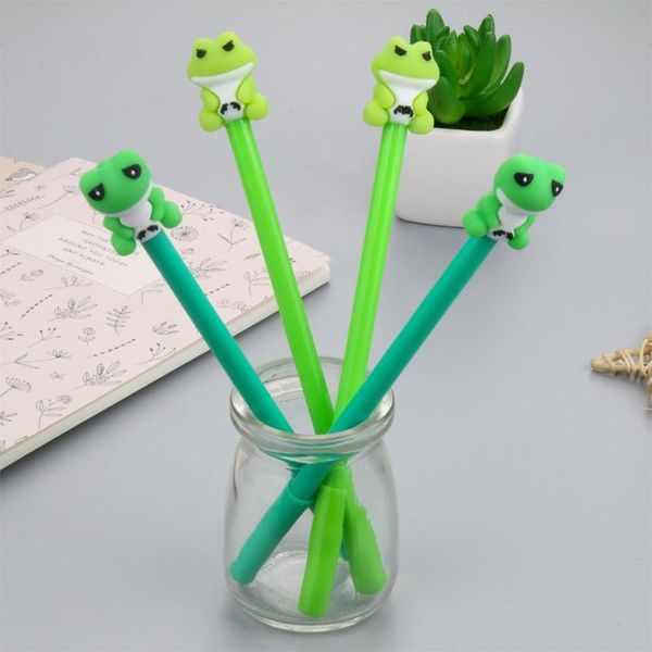 gel pens 4 pcs korea stationery learning office creative cartoon solid frog pen student supplies
gel pens 4 pcs korea stationery learning office creative cartoon solid frog pen student supplies
