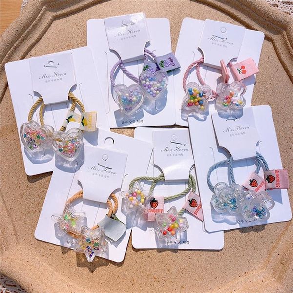 hair accessories korean style girls star colorful ball rope cute baby flower heart fruit ties for children fashion, Slivery;white
hair accessories korean style girls star colorful ball rope cute baby flower heart fruit ties for children fashion, Slivery;white