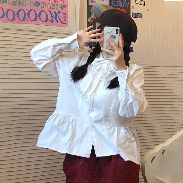 women's blouses & shirts spring autumn japan preppy style white blusas mujer de moda clothing loose ladies fashion brand
women's blouses & shirts spring autumn japan preppy style white blusas mujer de moda clothing loose ladies fashion brand