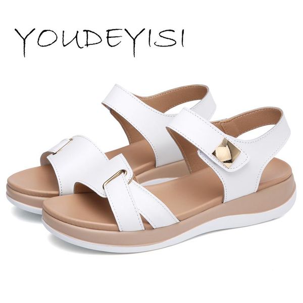 dress shoes youdeyisi women sandals mother genuine leather 2021 ladies trending soft hook loop summer beach flats sandalias size 35-40, Black
dress shoes youdeyisi women sandals mother genuine leather 2021 ladies trending soft hook loop summer beach flats sandalias size 35-40, Black