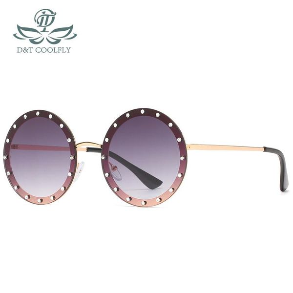 sunglasses d&t 2021 fashion round women men oval diamond decorate gradients lens alloy frame brand designer luxury uv400, White;black
sunglasses d&t 2021 fashion round women men oval diamond decorate gradients lens alloy frame brand designer luxury uv400, White;black