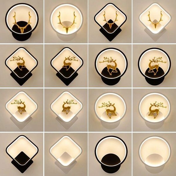 wall lamp modern creative antlers black white led corridor aisle bedside unique deer design sconce light round square
wall lamp modern creative antlers black white led corridor aisle bedside unique deer design sconce light round square