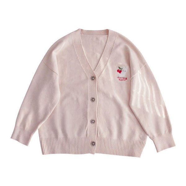 women's sweaters kawaii bunny cartoon cardigan women cute knitted sweater v neck button down school uniform female harajuku vintag, White;black
women's sweaters kawaii bunny cartoon cardigan women cute knitted sweater v neck button down school uniform female harajuku vintag, White;black