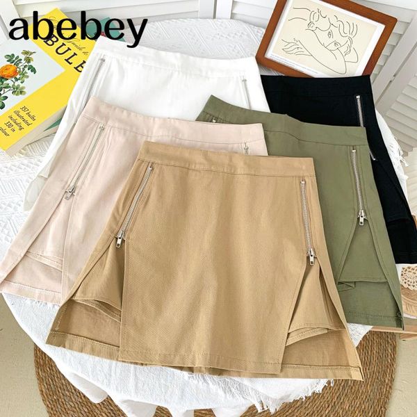 skirts 2021 summer women fashion all-match solid skirt high waist slim double zipper split short, Black
skirts 2021 summer women fashion all-match solid skirt high waist slim double zipper split short, Black
