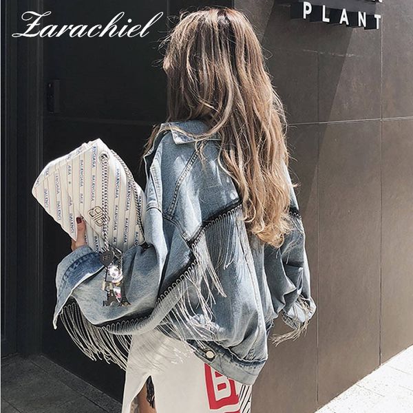 jackets women streetwear bating tassel beading loose denim jacket autumn fashion long sleeve pocket jean coat bf outerwear, Black;brown
jackets women streetwear bating tassel beading loose denim jacket autumn fashion long sleeve pocket jean coat bf outerwear, Black;brown