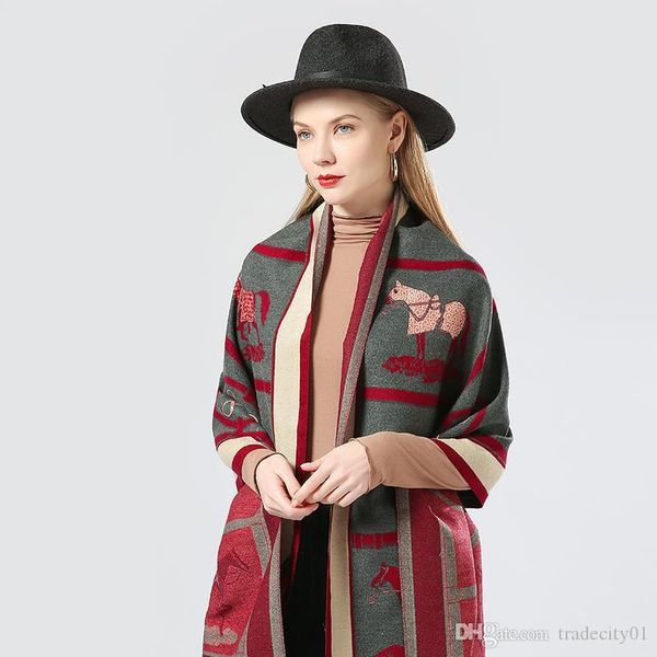 2021 winter new carriage scarf warm shawl thicken tassels horse cashmere fashion show poncho cape womens, Blue;gray
2021 winter new carriage scarf warm shawl thicken tassels horse cashmere fashion show poncho cape womens, Blue;gray