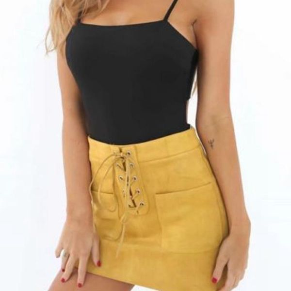skirts fashion women girl high waist a-line button front suede leather short mini skirt, Black
skirts fashion women girl high waist a-line button front suede leather short mini skirt, Black