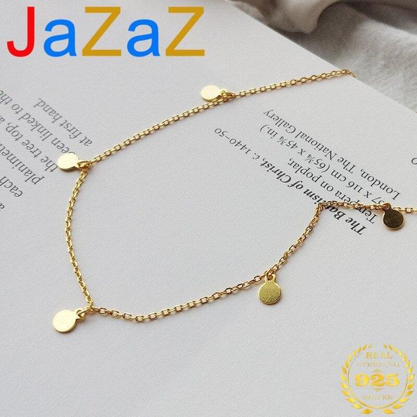 jazaz genuine 925 sterling silver sweet round dangle short clavicle necklace for women minimalism jewelry accessories chains
jazaz genuine 925 sterling silver sweet round dangle short clavicle necklace for women minimalism jewelry accessories chains