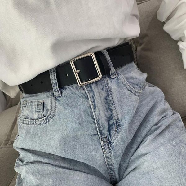 belts vintage pu leather belt for women wide square buckle pin jeans simple black lady fashion female wais h1a0, Black;brown
belts vintage pu leather belt for women wide square buckle pin jeans simple black lady fashion female wais h1a0, Black;brown