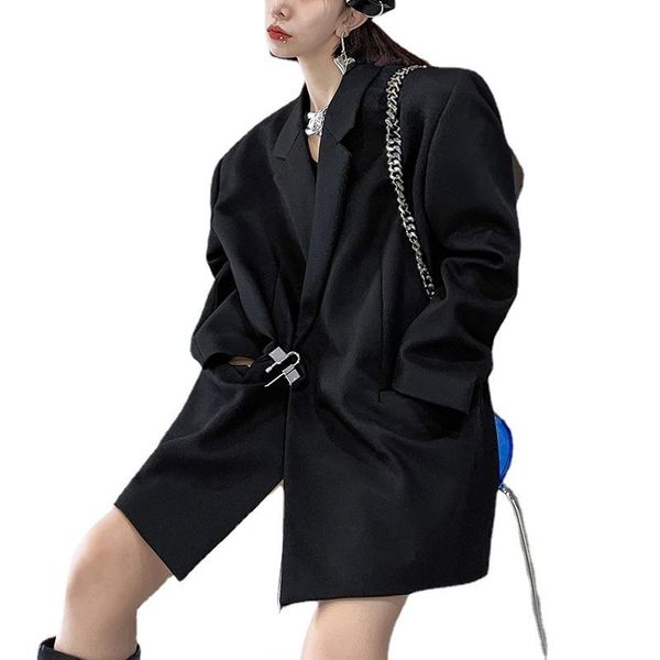 women's suits & blazers black buckle big size casual for women elegant lapel long sleeve loose fit and jackets blazer clothing, White;black
women's suits & blazers black buckle big size casual for women elegant lapel long sleeve loose fit and jackets blazer clothing, White;black
