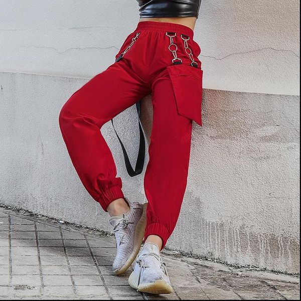 women capri cargo high waist baggy pants metal pocket streetwear loose long trousers autumn winter lady casual clothes, Black;white
women capri cargo high waist baggy pants metal pocket streetwear loose long trousers autumn winter lady casual clothes, Black;white